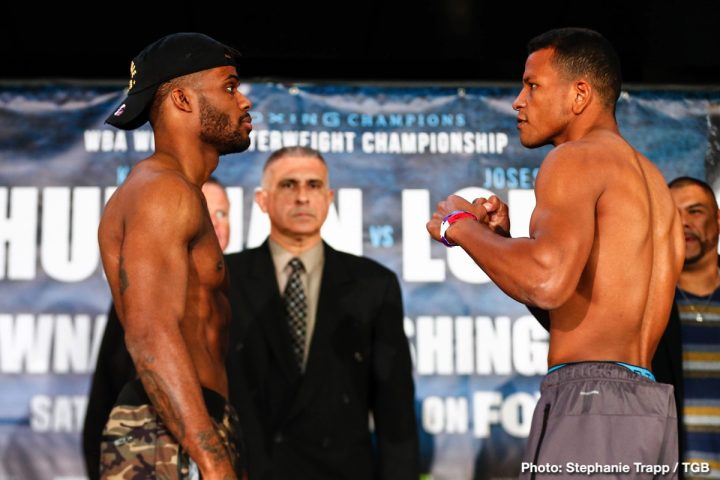 Image: Thurman vs. Lopez official weights & photos