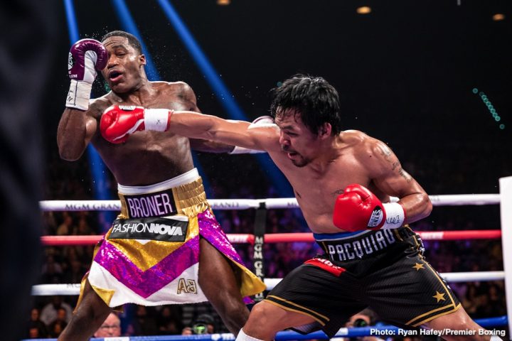 Image: Jacobs warns Pacquiao about Errol Spence