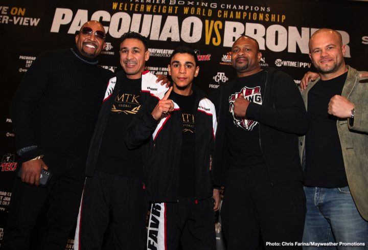 Image: Manny Pacquiao & Adrien Broner make grand arrival at MGM Grand in Las Vegas, NV