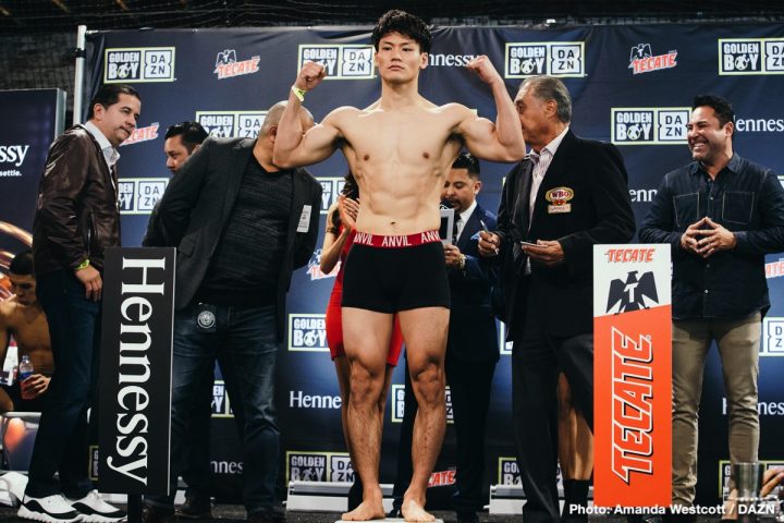 Image: Jaime Munguia vs. Takeshi Inoue - Weigh In Results