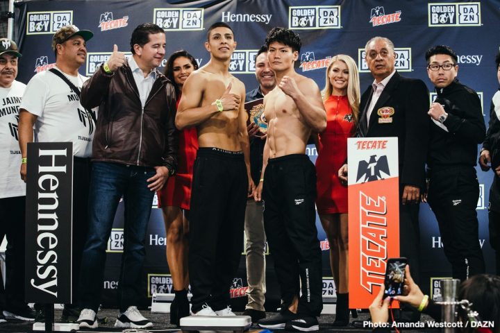 Image: Jaime Munguia vs. Takeshi Inoue - Weigh In Results