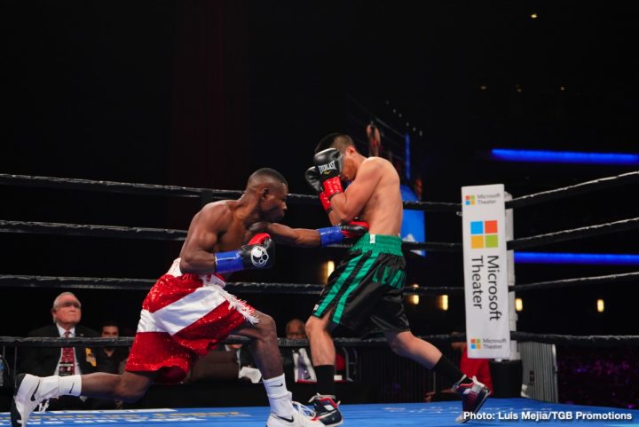 Allan Green, Guillermo Rigondeaux boxing photo