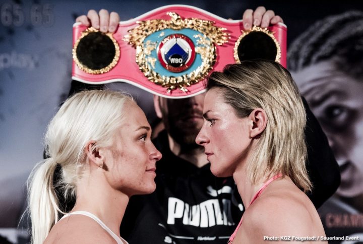 Image: Dina Thorslund vs Alesia Graf; Ceylan vs Sanchez: Weights From Denmark