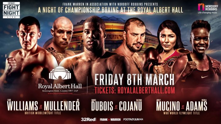 Image: Daniel Dubois And Nicola Adams To Star In Royal Albert Hall Return - Tickets Now On Sale