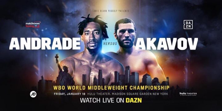 Image: Demetrius Andrade vs Artur Akavov live on DAZN in the US and Sky Sports in the UK