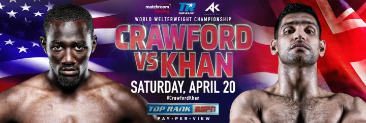 Image: Terence Crawford and Amir Khan to Battle for Welterweight Supremacy on Inaugural PPV under Top Rank on ESPN Banner