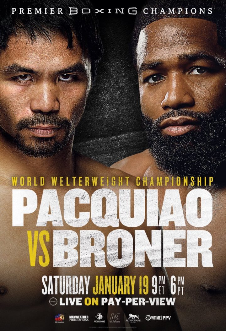 Image: Pacquiao vs. Broner selling for $74.99 on SHOWTIME PPV