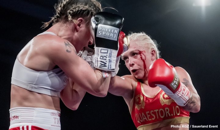 Dina Thorslund boxing photo