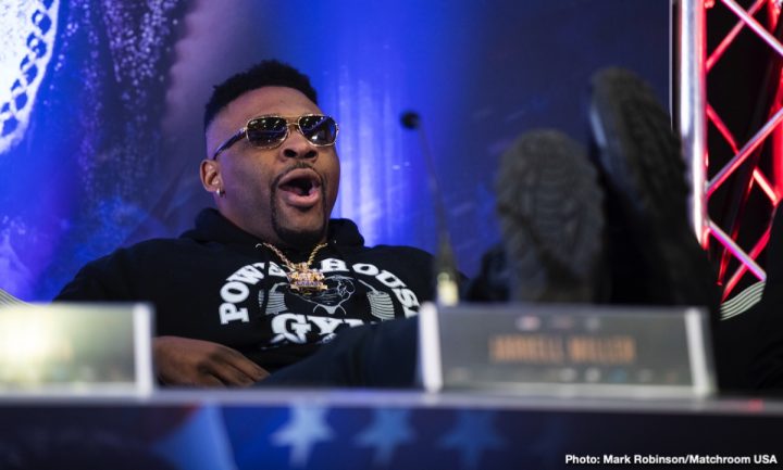 Image: Jarrell Miller tests positive for HGH in second failed test