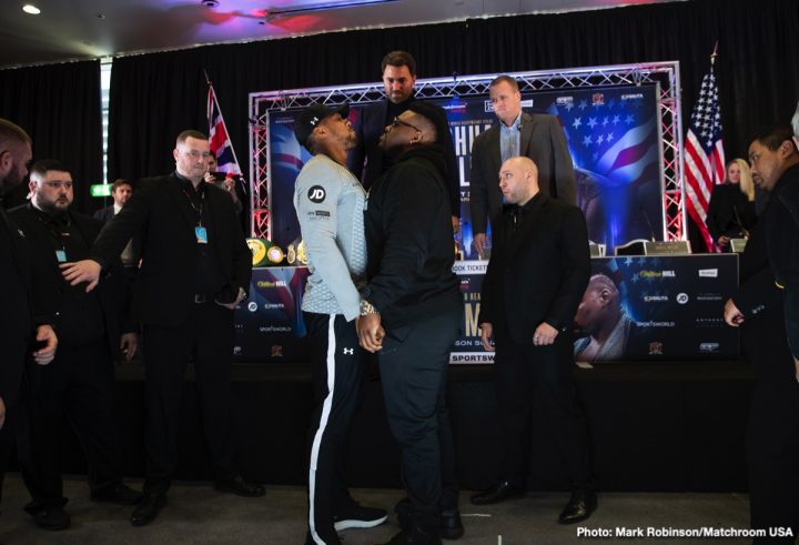 Image: Anthony Joshua vs Jarrell Miller officially off