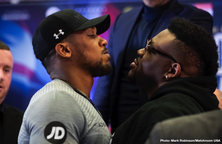 Image: Jarrell Miller says Joshua can takes PEDs, but still lacks heart