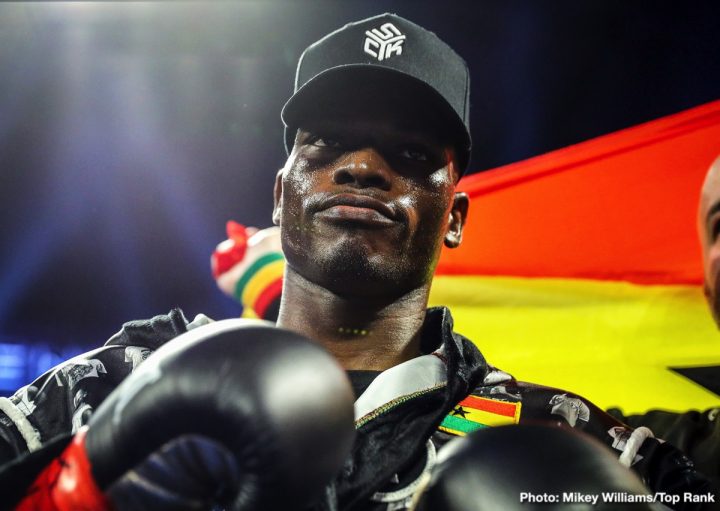 Image: PHOTOS: Richard Commey destroys Isa Chaniev to Win IBF Lightweight Title