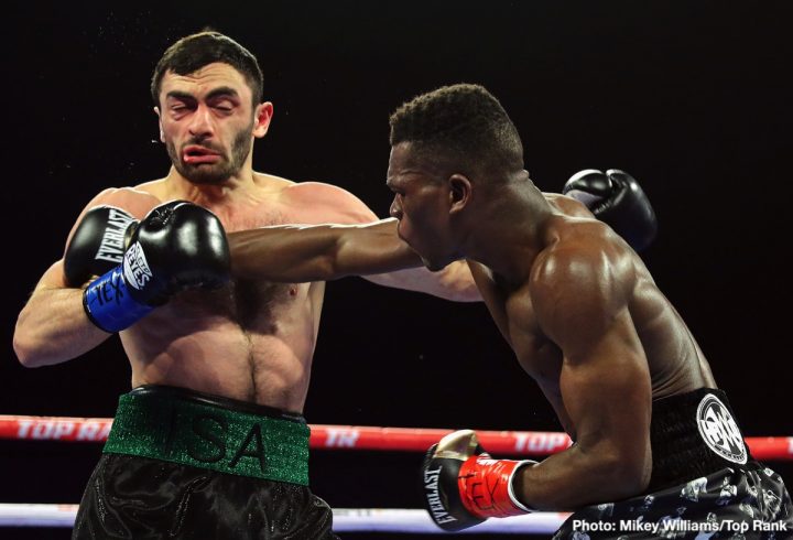 Image: PHOTOS: Richard Commey destroys Isa Chaniev to Win IBF Lightweight Title