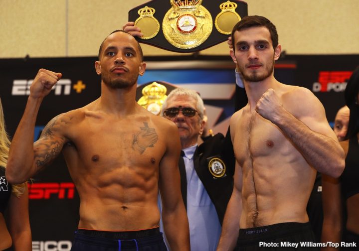 Image: Rob Brant vs. Khasan Baysangurov - official weights