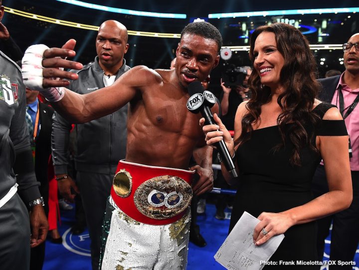 Image: Errol Spence not fazed by Pacquiao ignoring him in poll