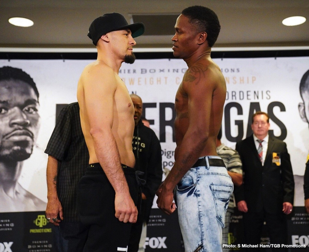 Shawn Porter Vs. Yordenis Ugas Weighin Results Boxing News 24