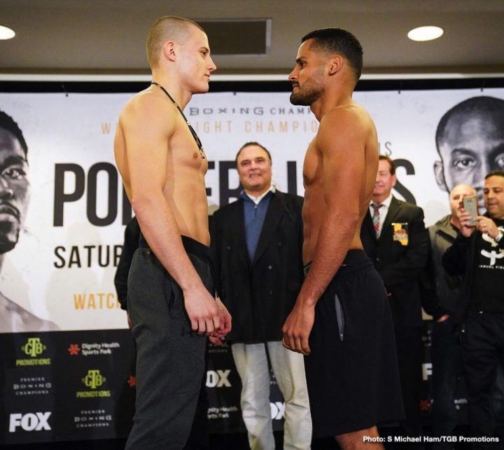 Shawn Porter Vs. Yordenis Ugas Weighin Results Boxing News 24