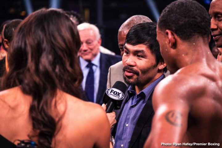 Image: Errol Spence Jr. calls out Manny Pacquiao after beating Mikey Garcia