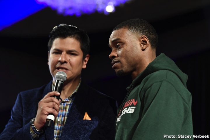 Image: Errol Spence Jr. vs. Mikey Garcia fighter grand arrival quotes & photos
