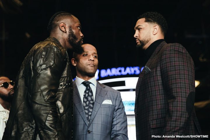 Image: Deontay Wilder predicting SCARY outcome for Dominic Breazeale