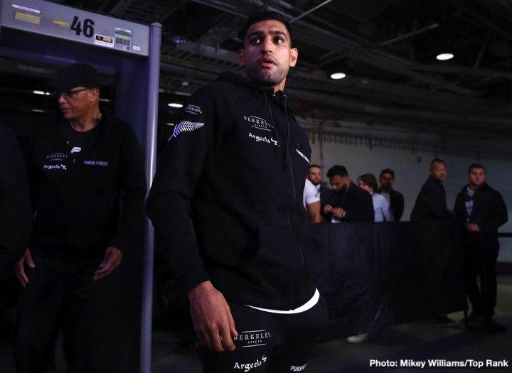 Image: Khan's exhibition fight won't effect the Kell Brook fight say Hearn