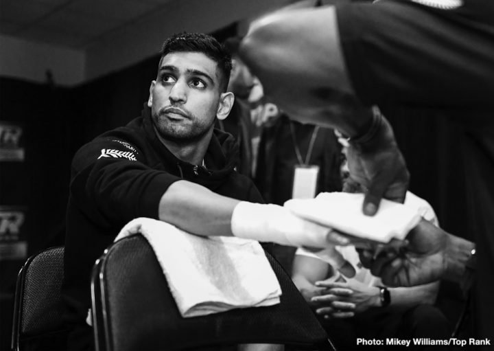 Image: Khan questions whether Crawford's low blows were strategy to beat him