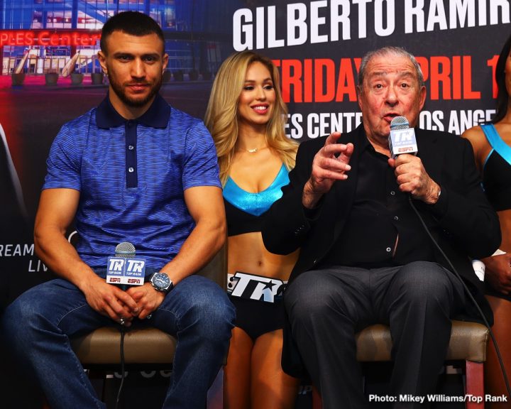 Image: Arum says Mikey Garcia MUST fight Vasily Lomachenko at 135