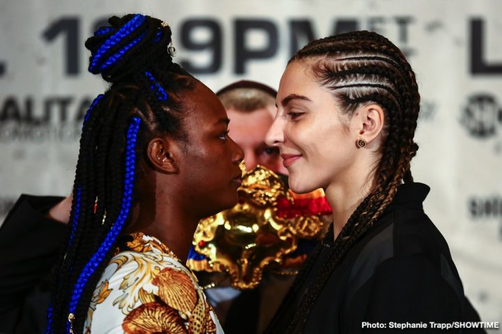 Image: Claressa Shields and Christina Hammer visit the New Jersey Give A Kid A Dream organization
