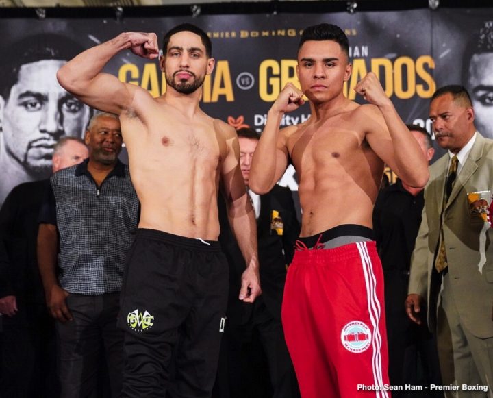 Image: Weights & Photos: Garcia vs. Granados, Ruiz Jr vs Dimitrenko, Figuero vs Parejo