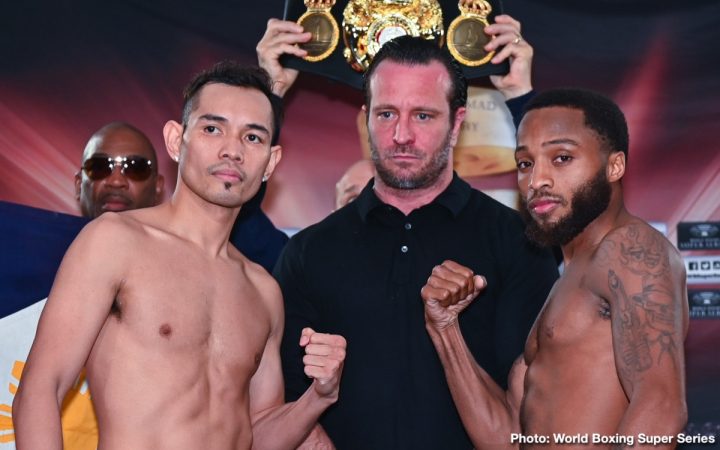 Image: Regis Prograis vs. Kiryl Relikh, Donaire - Young Official Weights