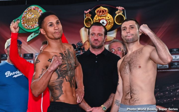 Image: Regis Prograis vs. Kiryl Relikh, Donaire - Young Official Weights