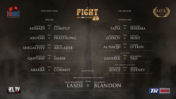 Image: WATCH LIVE (UK): Dubai boxing show ‘The Fight – DXB Uncovered’ - Live Stream