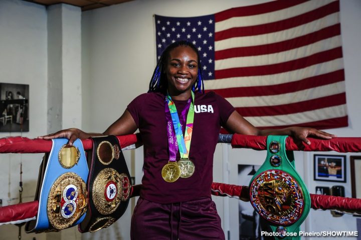 Image: Claressa Shields Miami media workout quotes and photos