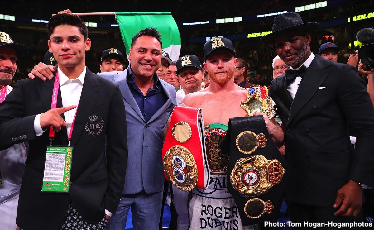 Image: Canelo files lawsuit against DAZN, Golden Boy & De L Hoya in Los Angeles