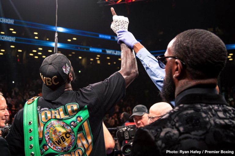 Image: Wilder targeting Andy Ruiz, Joshua & Fury, wants to clean out division