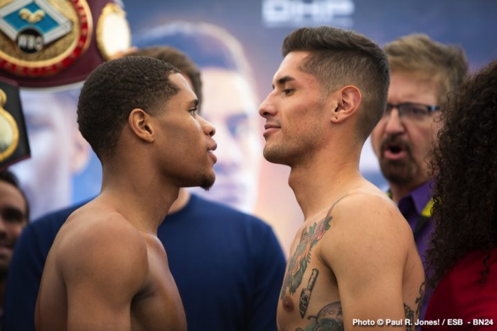 Image: Haney vs Moran Official Weights, Photos & Quotes