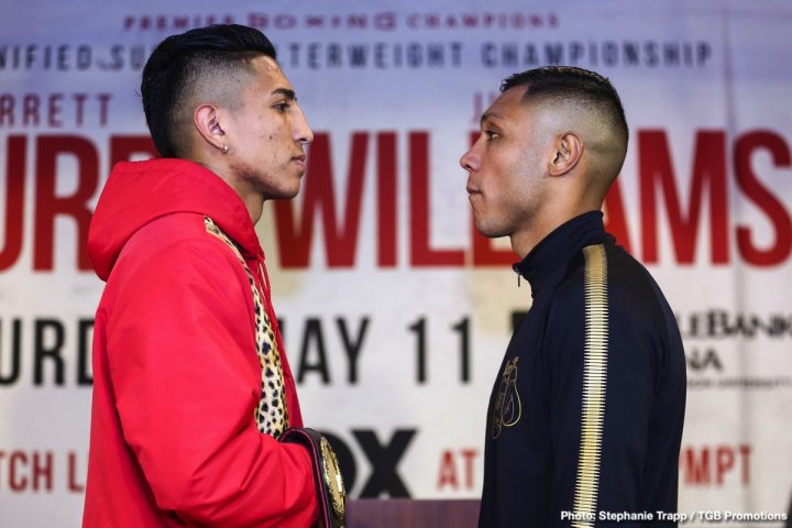 Photo: Jarrett Hurd vs. Julian Williams final press conference quotes & photos Image: Jarrett Hurd vs. Julian Williams final press conference quotes & photos