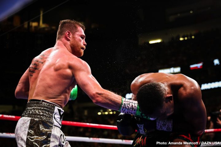 Canelo vs. Jacobs boxing photo