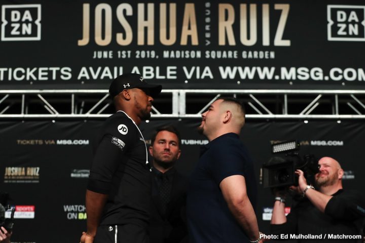 Image: Anthony Joshua vs. Andy Ruiz Jr. at final presser videos, photos