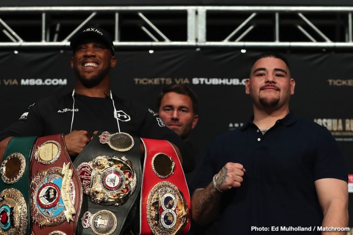 Image: Anthony Joshua vs. Andy Ruiz Jr. at final presser videos, photos