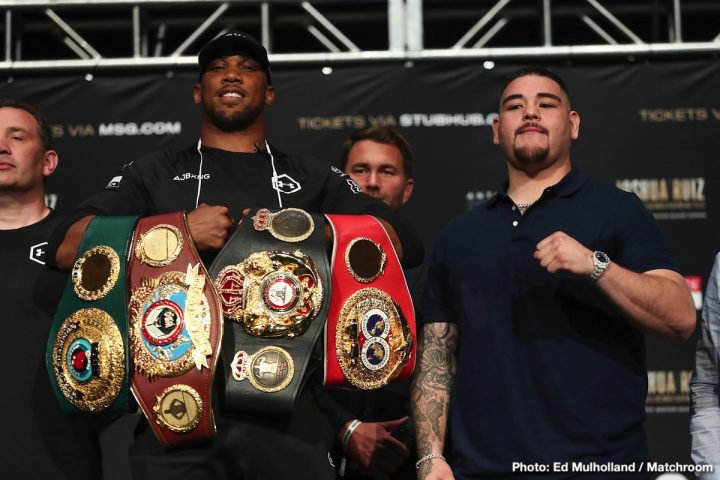 Image: Anthony Joshua vs. Andy Ruiz Jr. at final presser videos, photos