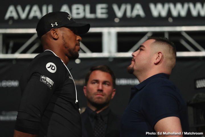 Image: Anthony Joshua vs. Andy Ruiz Jr. at final presser videos, photos