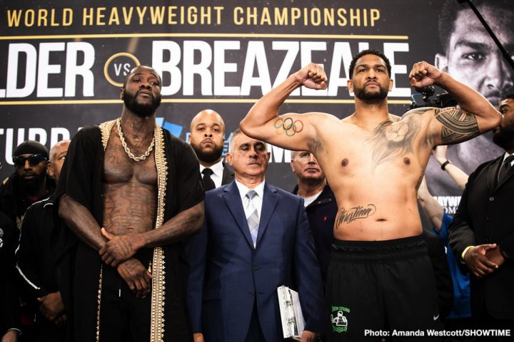 Image: Breazeale: ‘Deontay Wilder won’t want to fight again after I beat him’