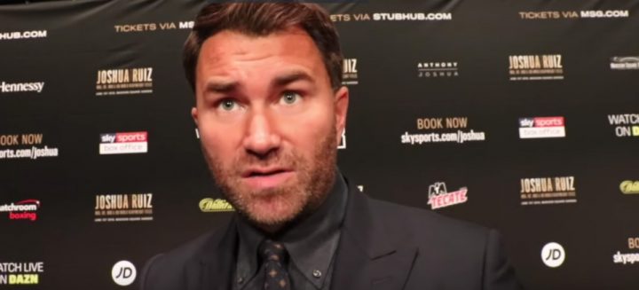 Image: Hearn reacts to Fury turning down Whyte fight