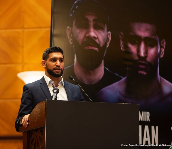 Image: Amir Khan faces Billy Dib on July 12 in Saudi Arabia