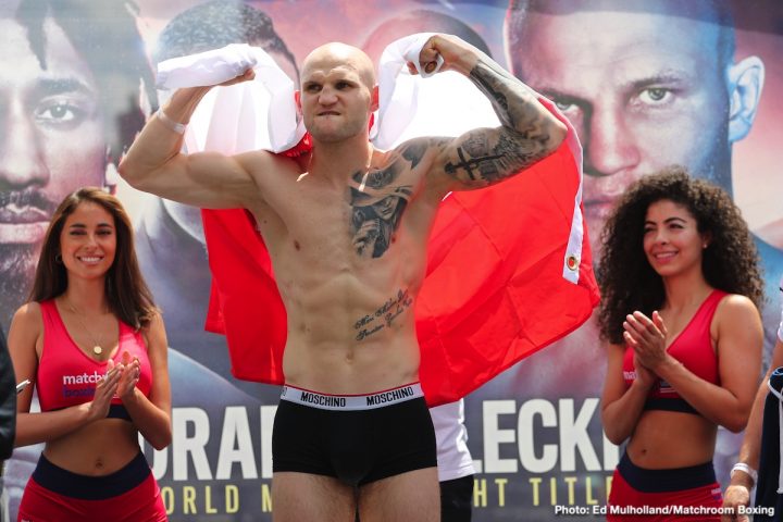 Image: Demetrius Andrade vs. Maciej Sulecki - weigh-in results