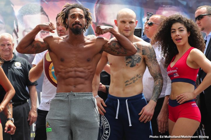 Image: Demetrius Andrade vs. Maciej Sulecki, Parker vs Leapai Official Weights & Photos