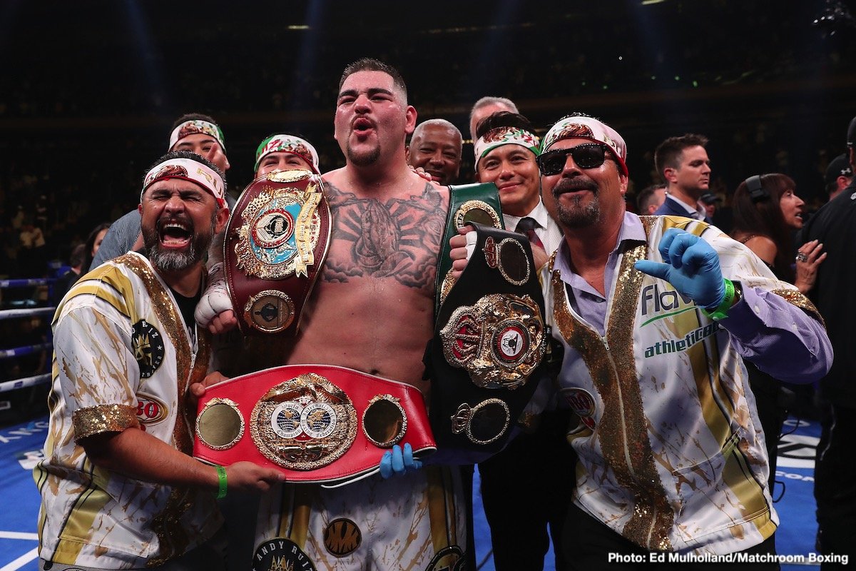Andy Ruiz Jr. boxing photo and news image