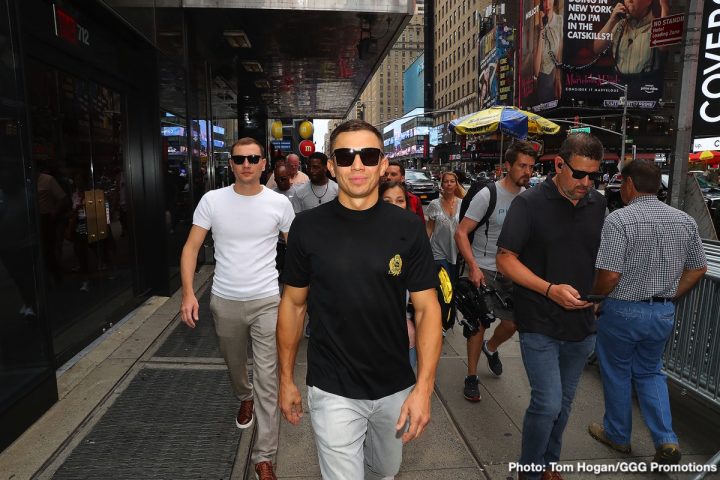 Image: GGG lectures Joshua: "You can't disrespect your opponent"