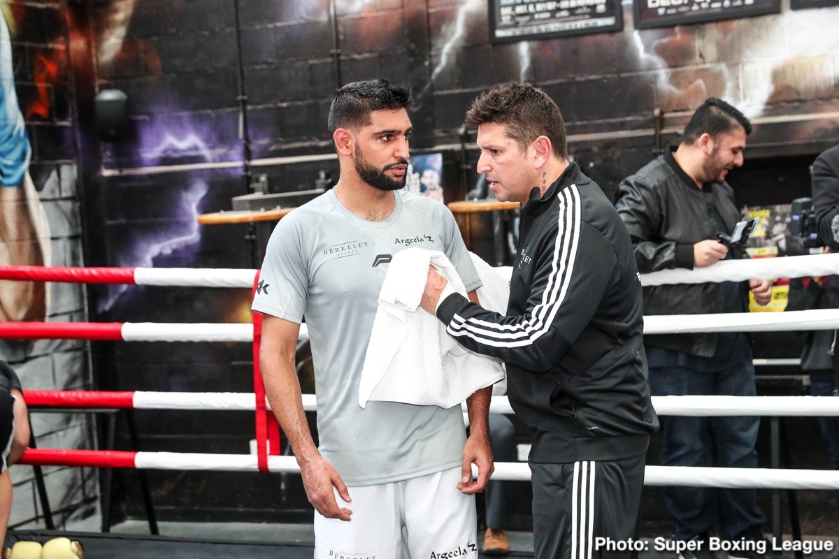 Image: Amir Khan with NO interest in fighting without fans present